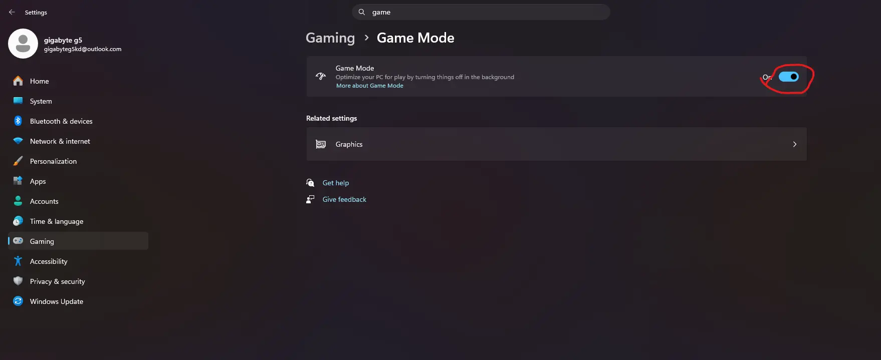 Activar modo rendimiento en Windows para Roblox
